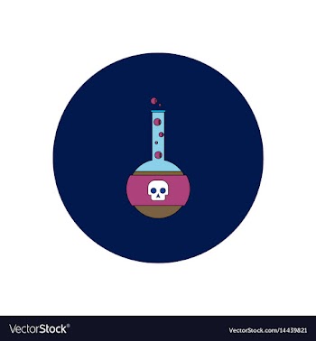 In flat design halloween icon vector image
