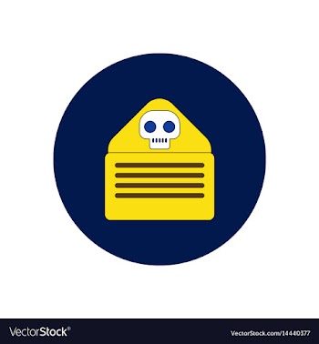 In flat design halloween icon vector image