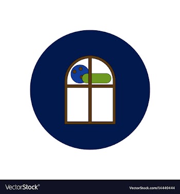 In flat design halloween icon vector image