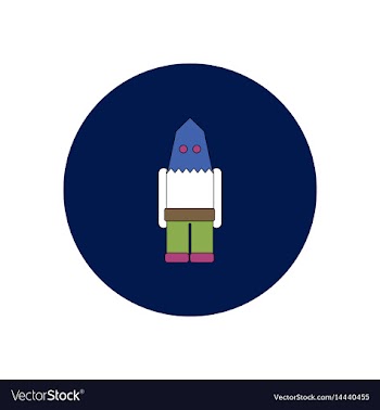 In flat design halloween icon vector image