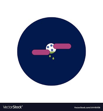 In flat design halloween icon vector image