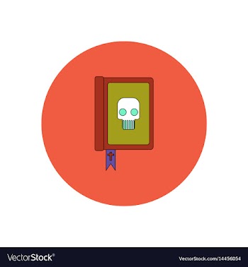 In flat design halloween icon vector image