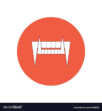 In flat design halloween icon vector image