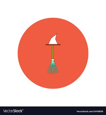 In flat design halloween icon vector image