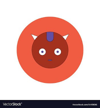 In flat design halloween icon vector image