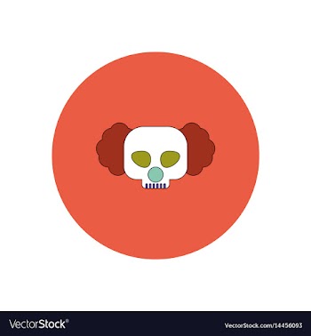 In flat design halloween icon vector image