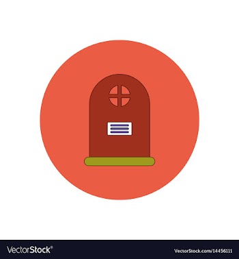 In flat design halloween icon vector image