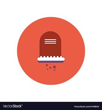 In flat design halloween icon vector image