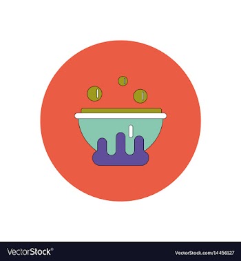 In flat design halloween icon vector image