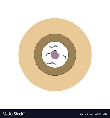 In flat design halloween icon vector image