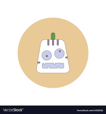 In flat design halloween icon vector image