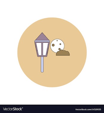 In flat design halloween icon vector image