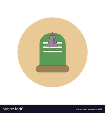 In flat design halloween icon vector image