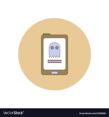In flat design halloween icon vector image