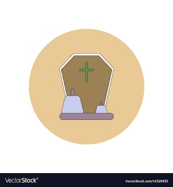 In flat design halloween icon vector image
