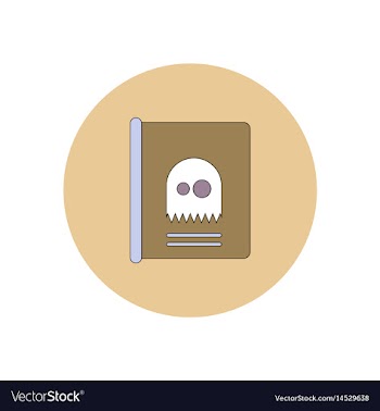 In flat design halloween icon vector image
