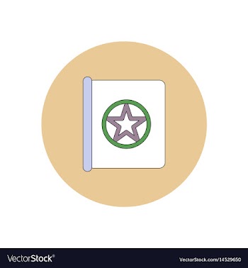 In flat design halloween icon vector image