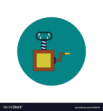 In flat design halloween icon vector image
