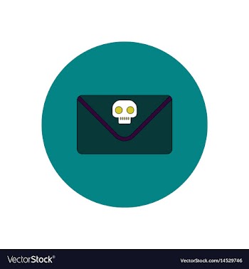 In flat design halloween icon vector image