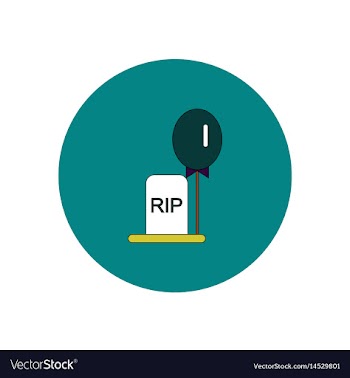In flat design halloween icon vector image