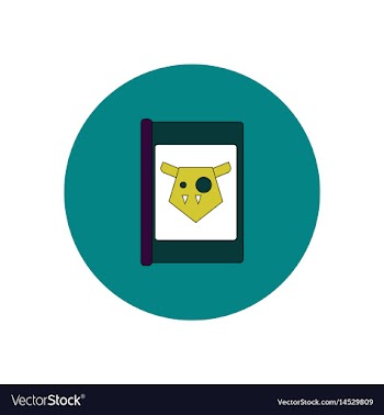 In flat design halloween icon vector image