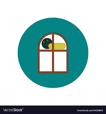 In flat design halloween icon vector image