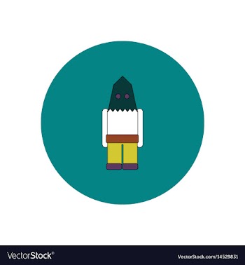 In flat design halloween icon vector image