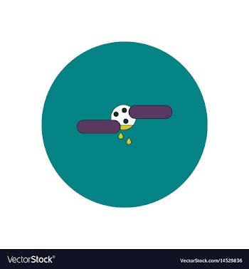 In flat design halloween icon vector image