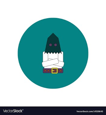 In flat design halloween icon vector image