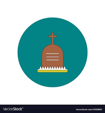 In flat design halloween icon vector image