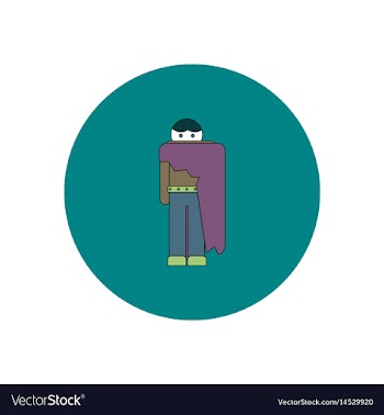 In flat design halloween icon vector image