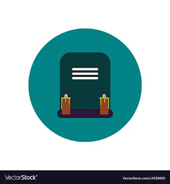 In flat design halloween icon vector image
