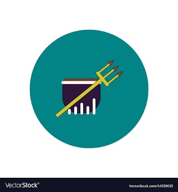 In flat design halloween icon vector image