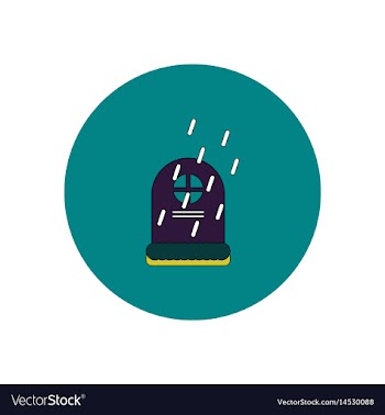 In flat design halloween icon vector image