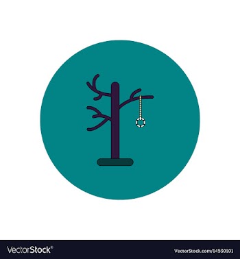 In flat design halloween icon vector image