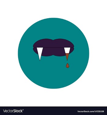 In flat design halloween icon vector image