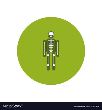 In flat design halloween icon vector image