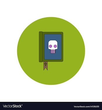 In flat design halloween icon vector image