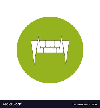 In flat design halloween icon vector image