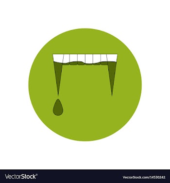 In flat design halloween icon vector image
