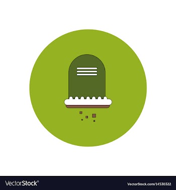 In flat design halloween icon vector image