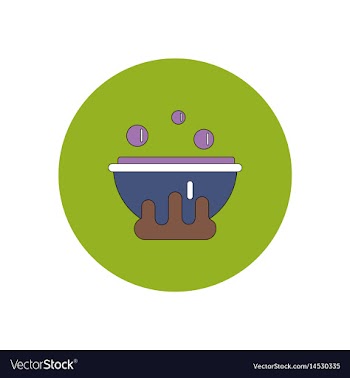 In flat design halloween icon vector image