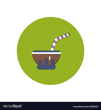 In flat design halloween icon vector image