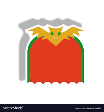 In flat design halloween icon vector image