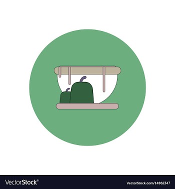 In flat design halloween icon vector image