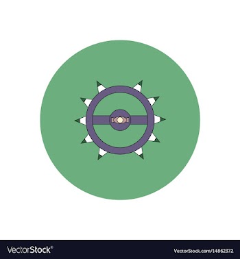 In flat design halloween icon vector image