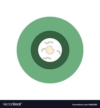 In flat design halloween icon vector image
