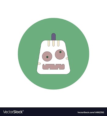 In flat design halloween icon vector image