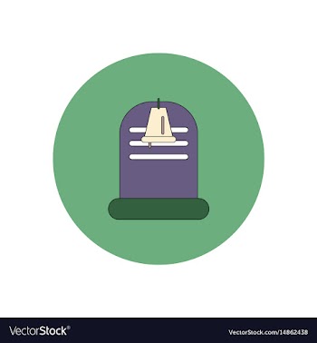 In flat design halloween icon vector image