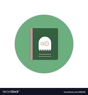 In flat design halloween icon vector image
